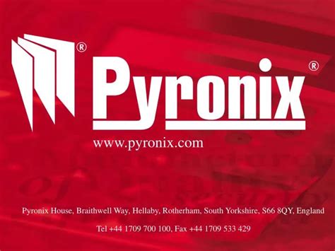 Pyronix Ltd Production